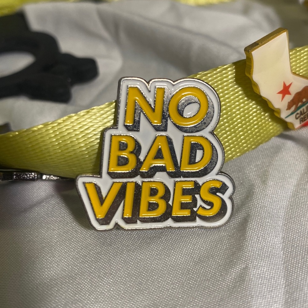 Yellow/Silver Pin